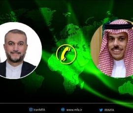 دعوت وزیر خارجه عربستان از امیر عبداللهیان برای تماشای فوتبال تیم های دو کشور در ریاض