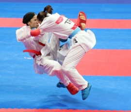فاطمه سعادتی به مدال برنز کاراته بازی‌های آسیایی رسید