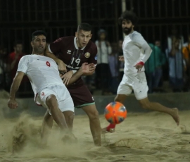 تیم ملی فوتبال ساحلی ایران در دیدار تدارکاتی بلاروس را شکست داد