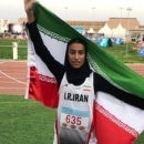 طلای تاریخی دونده دختر ایرانی در قهرمانی آسیا